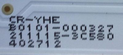 KIT DE LEDS PARA TV TCL ORIGINAL 2 PIEZAS / NUMERO DE PARTE 20210603 / 40D6-ZX3030A1-10*2YH-V1 / HBH-L2 / B0101-000327 / 211115-3C580 / 402712 / PANEL LVF395NDEL MD9W19 / MODELO 40S325 / 40S355 - Imagen 3